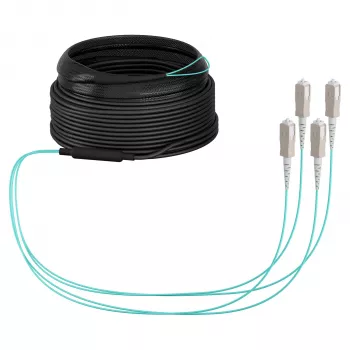 EFB Trunk-kabel U-DQ(ZN)BH OM3 4G (1x4) SC-SC 20m Dca LSZH