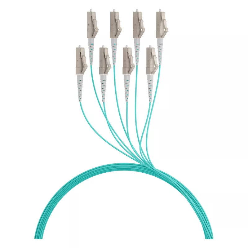 EFB Trunk-kabel U-DQ(ZN)BH OM3 8G (1x8) LC-LC 90m Dca LSZH