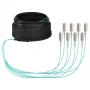 EFB Trunk-kabel U-DQ(ZN)BH OM3 8G (1x8) SC-SC 10m Dca LSZH