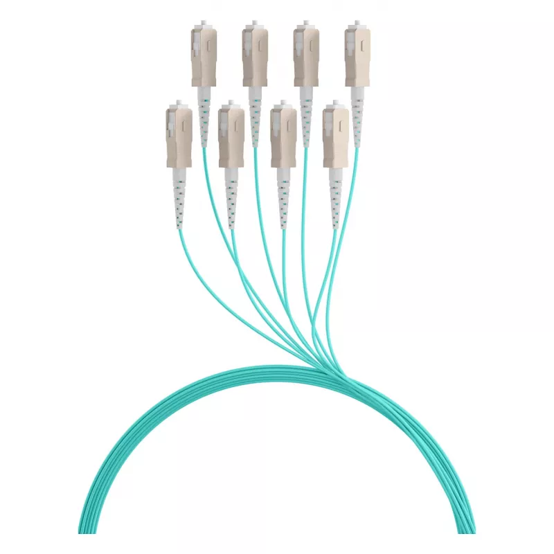 EFB Trunk-kabel U-DQ(ZN)BH OM3 8G (1x8) SC-SC 10m Dca LSZH