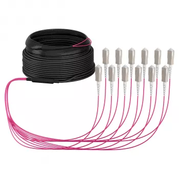 EFB trunkkabel U-DQ(ZN)BH OM4 12G (1x12) SC-SC 20m Dca LSZH