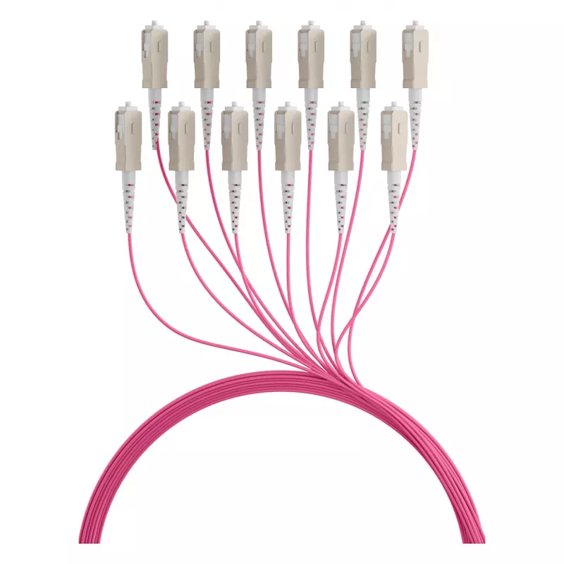 EFB trunkkabel U-DQ(ZN)BH OM4 12G (1x12) SC-SC 30m Dca LSZH