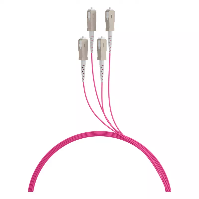 EFB trunkkabel U-DQ(ZN)BH OM4 4G (1x4) SC-SC 110m Dca LSZH