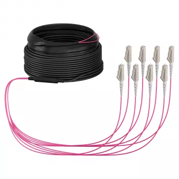 EFB trunkkabel U-DQ(ZN)BH OM4 8G (1x8) LC-LC 30m Dca LSZH