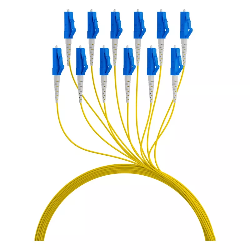 EFB trunkkabel U-DQ(ZN)BH OS2 12E (1x12) LC-LC 150m Dca LSZH G657A1
