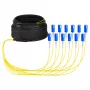 EFB trunkkabel U-DQ(ZN)BH OS2 12E (1x12) SC-SC 20m Dca LSZH G657A1