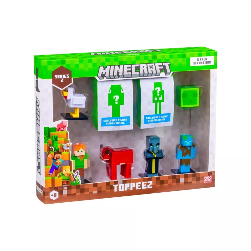 Minecraft S2 Figuren - 8-pack Deluxe-box (assortiment)