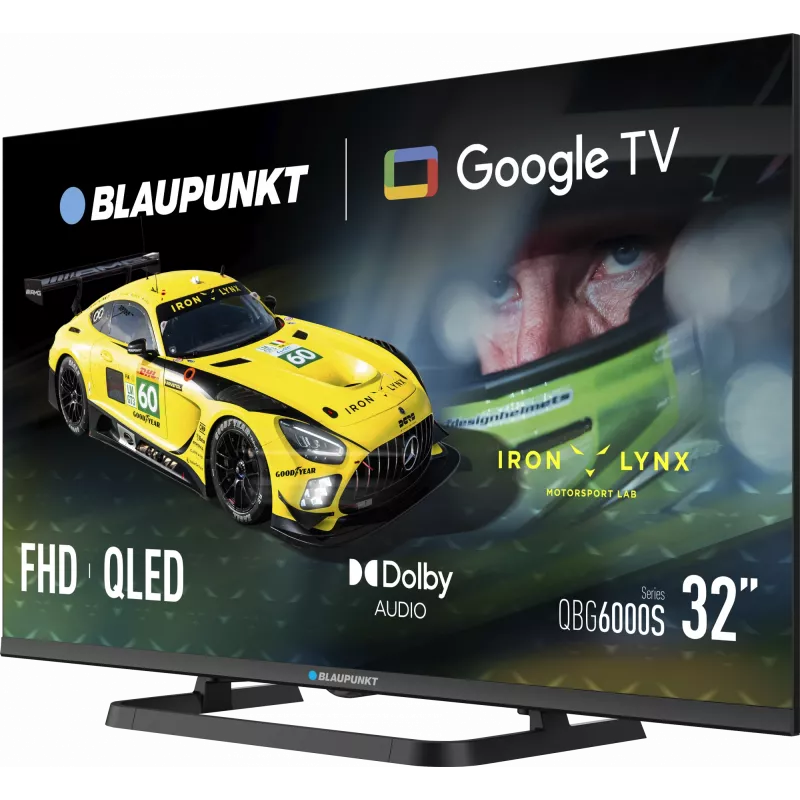 Blaupunkt QLED TV | 32QBG6000S | 32 inch | Smart TV | Google TV | zwart