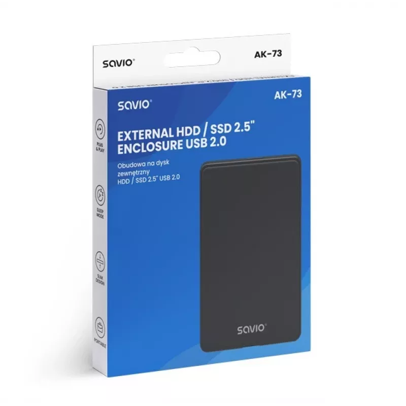Externe HDD/SSD-behuizing AK-73 SAVIO