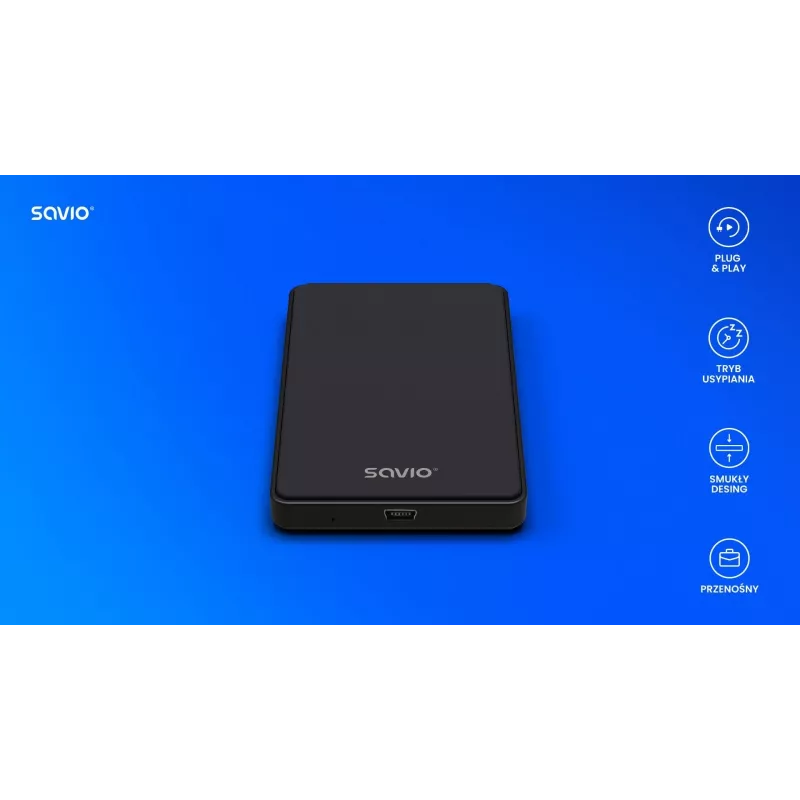 Externe HDD/SSD-behuizing AK-73 SAVIO