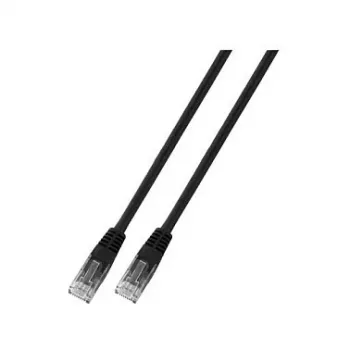 EFB-Elektronik RJ45-patchkabel Cat.6 U/UTP PVC CCA zwart 2 m Merk: EFB Elektronik (K8100SW.2)