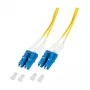 EFB Elektronik O0350.2-1.2 glasvezelkabel 2 m 2x LC OS2 geel (O0350.2-1.2)