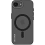 Decoded transparante hoes voor iPhone 16e, mat zwart transparant