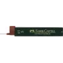 Mechanische stiften Faber-Castell 0,5 mm B (2 pakken, zwart)