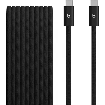 Apple Beats 240W USB-C naar USB-C gevlochten kabel 3m Bolt zwart MHX64ZM/A