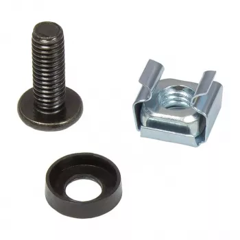 Bevestigingsset M6, schroeven 20 mm, set van 50, zwart, Good Connections® (GC-N0099)