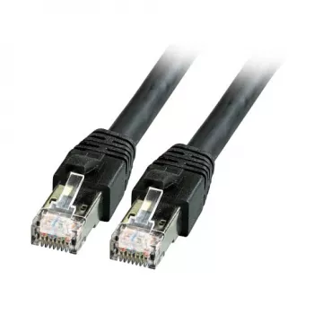 EFB-Elektronik RJ45-patchkabel Cat.8.1 S/FTP LSZH BC zwart 5m