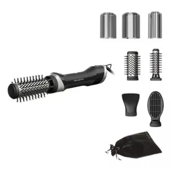 Rowenta Brush Activ UB9540F0 haarstylingtool heteluchtborstel Warm Black, zilver 1000 W