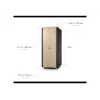 APC NetShelter - kast (horizontaal) - geluidsisolerend - AC 230 V - ahorn - 38U - 48,3 cm (19 inch)