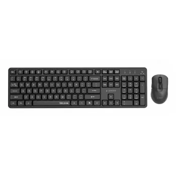 Gembird KBS-WMS-01 draadloze toetsenbord-muisset, Engels, zwart