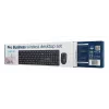 Gembird KBS-WMS-01 draadloze toetsenbord-muisset, Engels, zwart