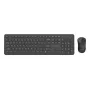 Gembird KBS-WPS-01 draadloze toetsenbord-muisset, Engels, zwart