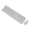 Toetsenbord + muis draadloos ENG/WIT KBS-WPS-01-W Gembird
