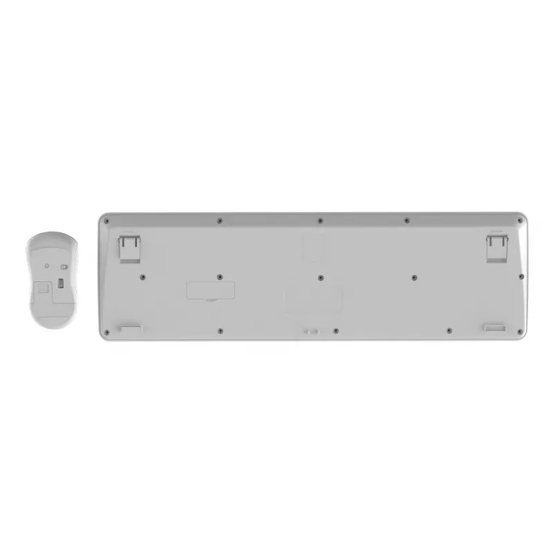 Toetsenbord + muis draadloos ENG/WIT KBS-WPS-01-W Gembird