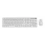 Toetsenbord + muis draadloos ENG/WIT KBS-WMS-01-W Gembird