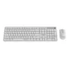 Toetsenbord + muis draadloos ENG/WIT KBS-WMS-01-W Gembird