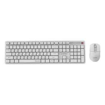 Toetsenbord + muis draadloos KBS-WMS-01-W-CYRL Gembird