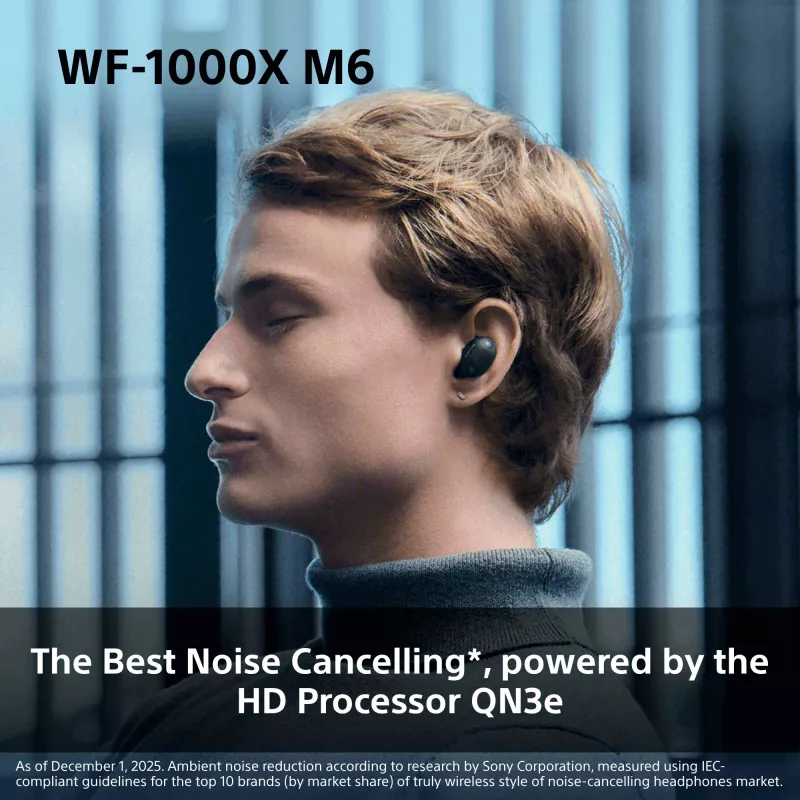 Sony WF1000XM6S.CE7 headset draadloos in-ear gesprekken/muziek Bluetooth zilver