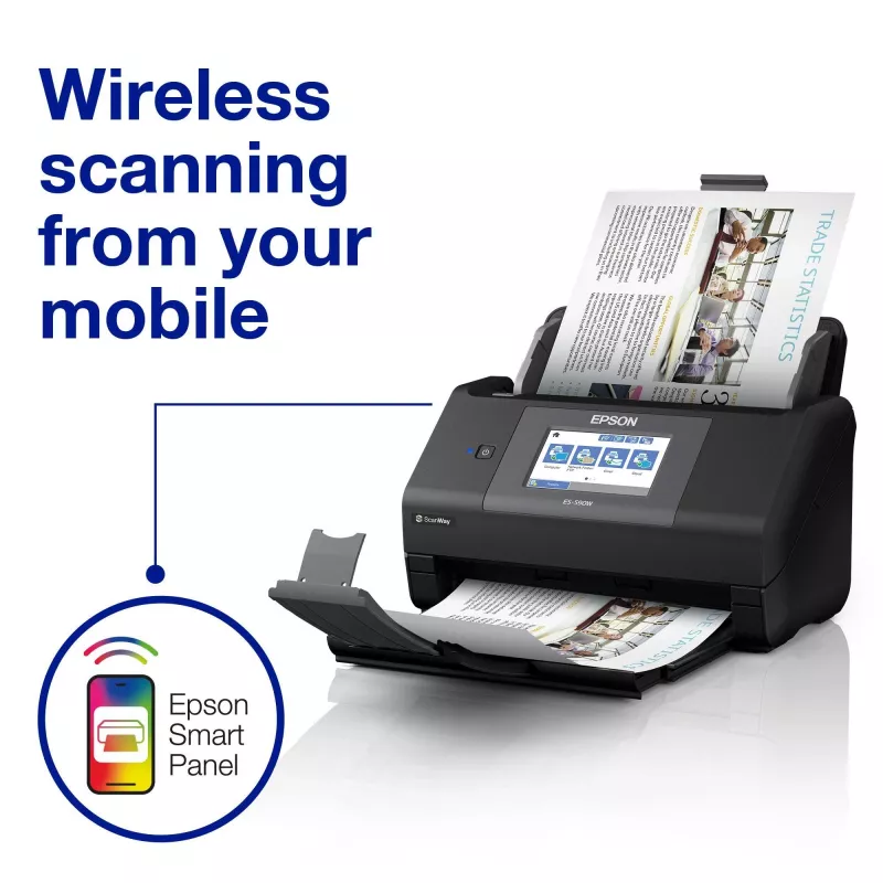 Epson WorkForce ES-590W Documentenscanner 600 x 600 DPI A4 zwart
