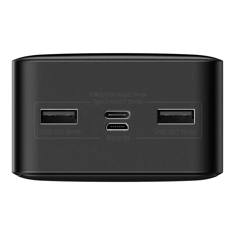 Powerbank Baseus Bipow 30000mAh, 15W (zwart)