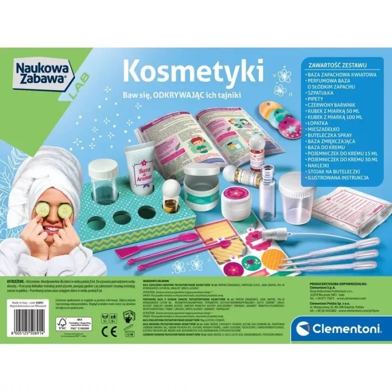 Clementoni Wetenschap & Spel. Cosmetica 50891