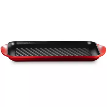 Le Creuset grote grillplaat 47x25x32 kers