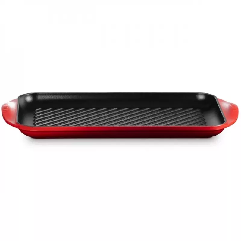 Le Creuset grote grillplaat 47x25x32 kers