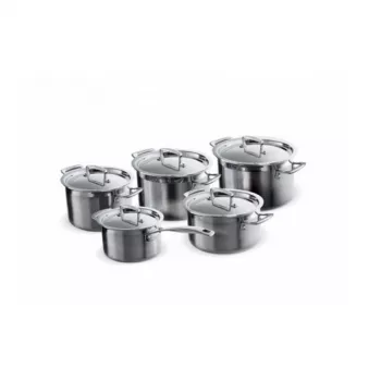 Le Creuset 3-laags 3Ply vijfdelige pannenset van roestvrij staal (96209400001000)
