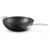 Le Creuset Toughened Non-Stick wok 30 cm zwart/zilver