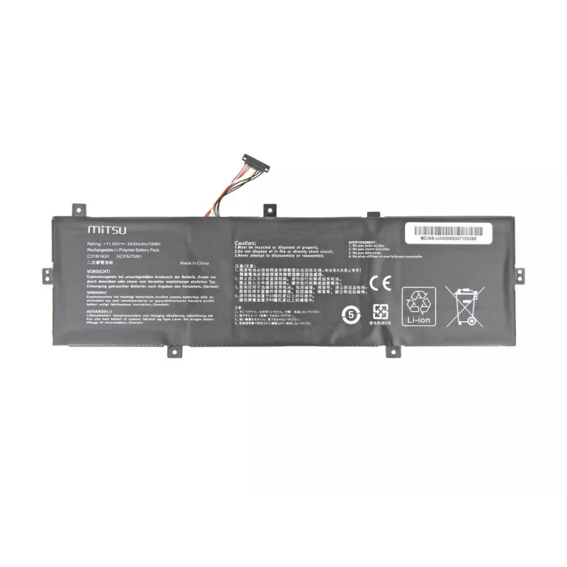 Mitsu voor ASUS UX430 3400mAh (39Wh) 11,55V