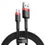 Baseus Cafule USB-C-kabel 2 A 3 m (zwart+rood)