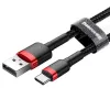 Baseus Cafule USB-C-kabel 2 A 3 m (zwart+rood)