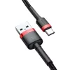 Baseus Cafule USB-C-kabel 2 A 3 m (zwart+rood)