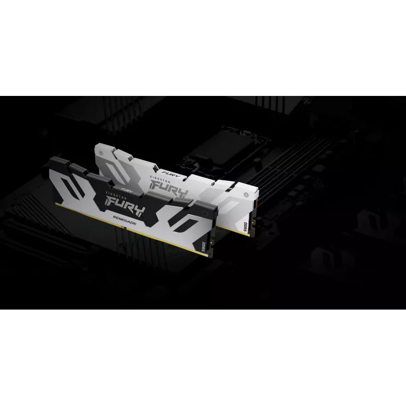 DIMM 32 GB DDR5-6400 (2x 16 GB) dual-kit, geheugen wit, KF564C32RWK2-32, Renegade, INTEL XMP