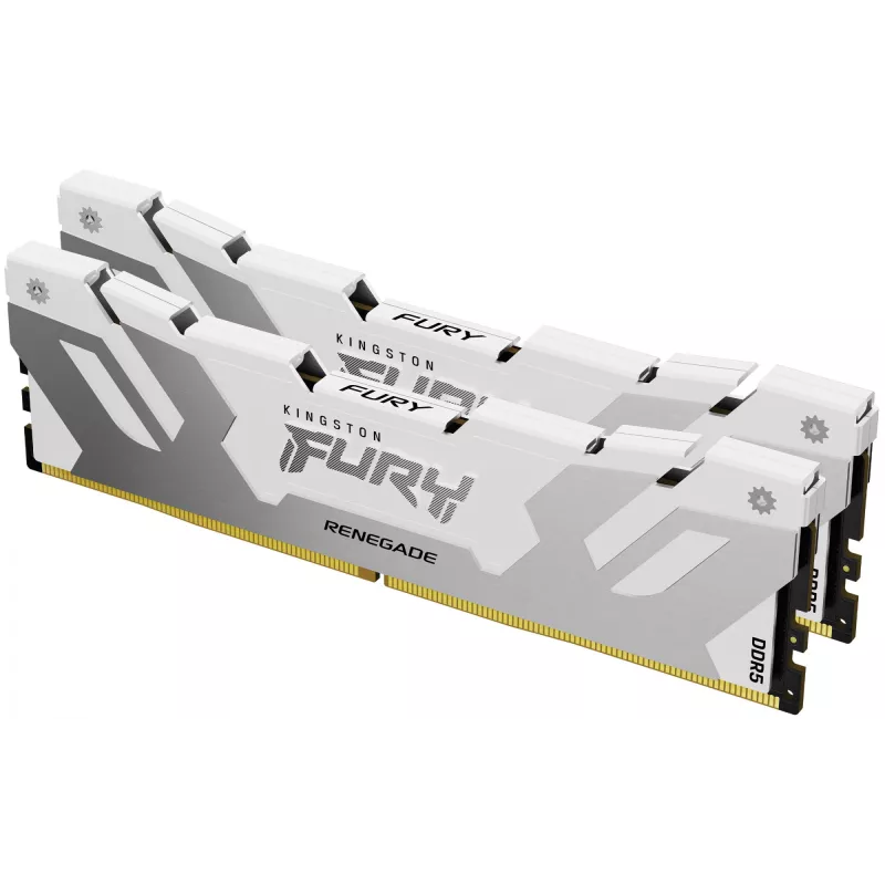DIMM 32 GB DDR5-6400 (2x 16 GB) dual-kit, geheugen wit, KF564C32RWK2-32, Renegade, INTEL XMP