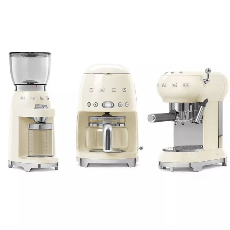 Smeg CGF11CREU koffiemolen 50s Style crème