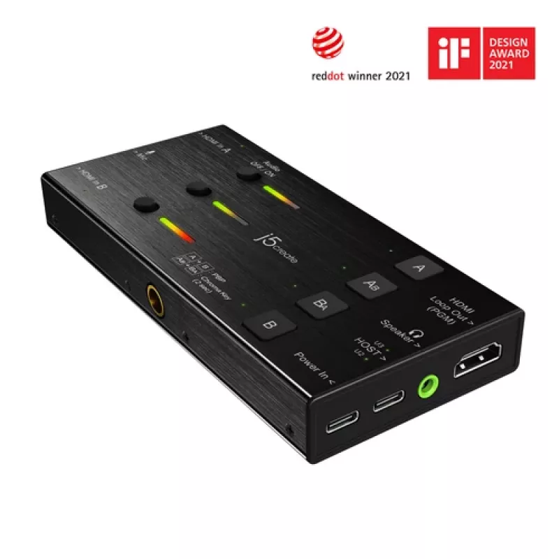 j5create JVA06-N - video-opnameadapter - USB-C 3.0