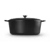 Le Creuset Signature 13,9 L ovaal zwart