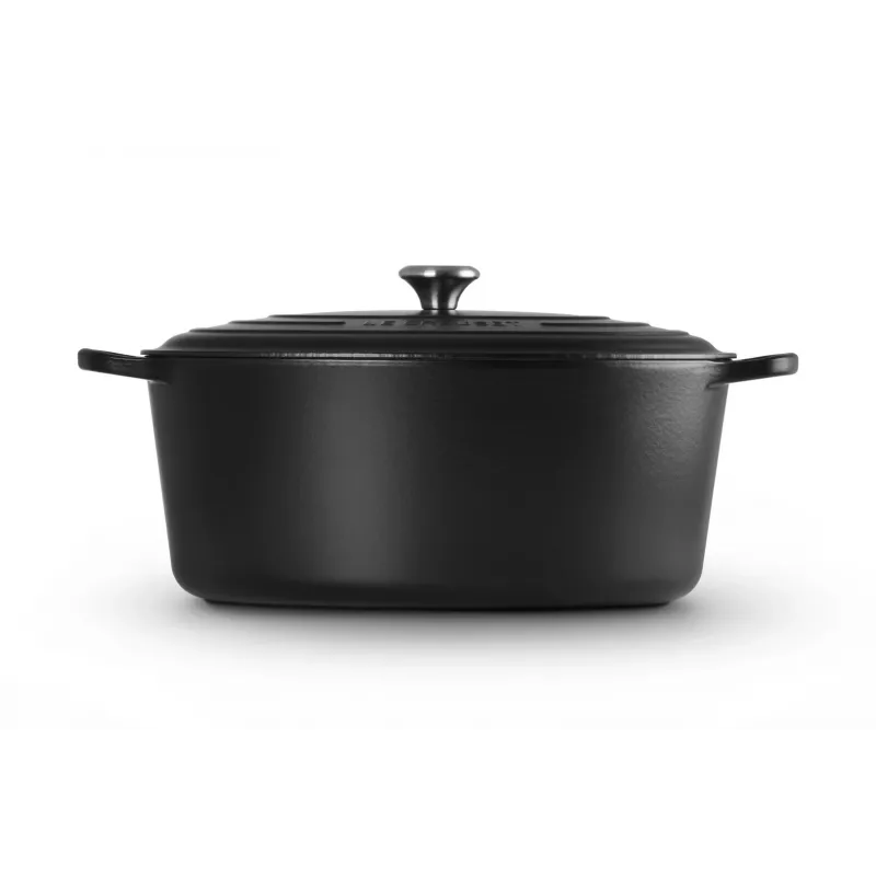 Le Creuset Signature 13,9 L ovaal zwart