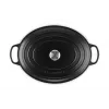 Le Creuset Signature 13,9 L ovaal zwart